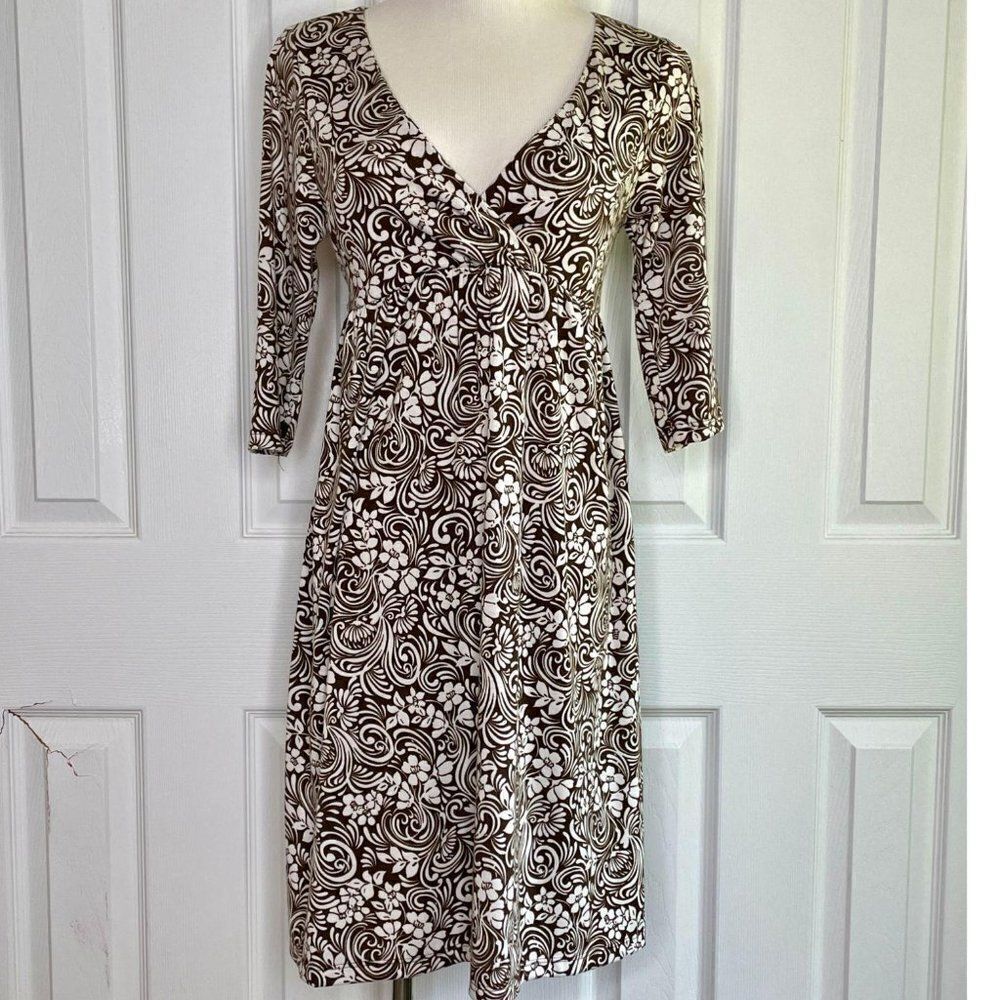 Vintage Forever 21 Brown Floral Dress Size Medium